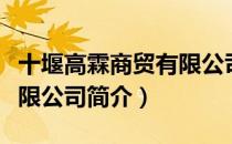 十堰高霖商贸有限公司（关于十堰高霖商贸有限公司简介）