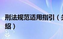 刑法规范适用指引（关于刑法规范适用指引介绍）