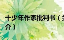 十少年作家批判书（关于十少年作家批判书简介）