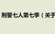 刑警七人第七季（关于刑警七人第七季介绍）