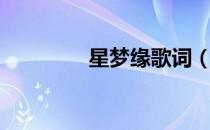 星梦缘歌词（星梦缘歌曲）