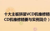 十大主板拼装VCD机维修精要与实例（关于十大主板拼装VCD机维修精要与实例简介）