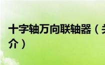 十字轴万向联轴器（关于十字轴万向联轴器简介）
