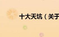 十大天坑（关于十大天坑简介）