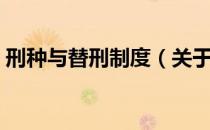 刑种与替刑制度（关于刑种与替刑制度介绍）