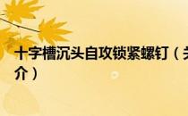 十字槽沉头自攻锁紧螺钉（关于十字槽沉头自攻锁紧螺钉简介）