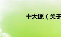 十大愿（关于十大愿简介）