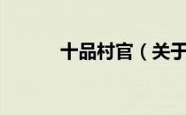 十品村官（关于十品村官简介）
