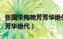 张国荣梅艳芳芳华绝代演唱会（张国荣梅艳芳芳华绝代）