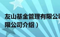 友山基金管理有限公司（关于友山基金管理有限公司介绍）