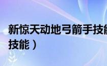 新惊天动地弓箭手技能图（新惊天动地弓箭手技能）