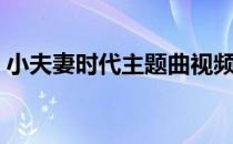 小夫妻时代主题曲视频（小夫妻时代主题曲）