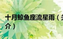 十月鲸鱼座流星雨（关于十月鲸鱼座流星雨简介）
