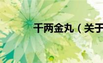 千两金丸（关于千两金丸简介）