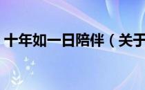 十年如一日陪伴（关于十年如一日陪伴简介）