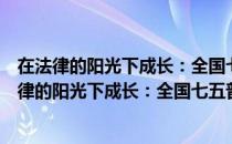 在法律的阳光下成长：全国七五普法青少年读本（关于在法律的阳光下成长：全国七五普法青少年读本简介）