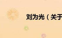 刘为光（关于刘为光介绍）