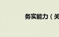 务实能力（关于务实能力）