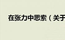 在张力中思索（关于在张力中思索简介）