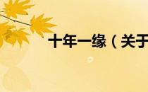 十年一缘（关于十年一缘简介）