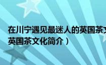 在川宁遇见最迷人的英国茶文化（关于在川宁遇见最迷人的英国茶文化简介）