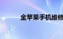金苹果手机维修（金苹果手机）