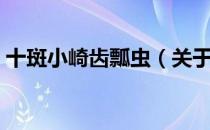 十斑小崎齿瓢虫（关于十斑小崎齿瓢虫简介）