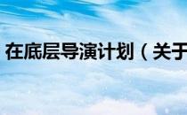 在底层导演计划（关于在底层导演计划简介）