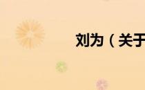 刘为（关于刘为介绍）