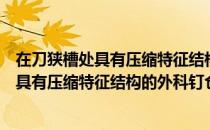 在刀狭槽处具有压缩特征结构的外科钉仓（关于在刀狭槽处具有压缩特征结构的外科钉仓简介）