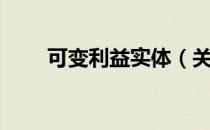 可变利益实体（关于可变利益实体）
