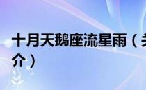 十月天鹅座流星雨（关于十月天鹅座流星雨简介）
