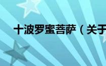 十波罗蜜菩萨（关于十波罗蜜菩萨简介）