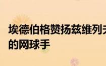 埃德伯格赞扬兹维列夫和西西帕斯是最有才华的网球手