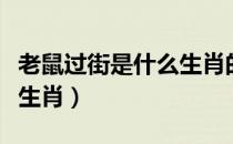 老鼠过街是什么生肖的故事（老鼠过街是什么生肖）