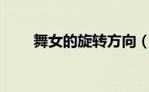 舞女的旋转方向（舞女是顺时针转）
