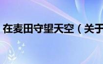 在麦田守望天空（关于在麦田守望天空简介）