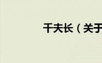 千夫长（关于千夫长简介）