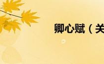 卿心赋（关于卿心赋）