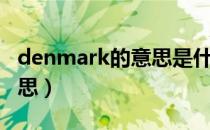 denmark的意思是什么（denmark是什么意思）