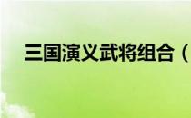 三国演义武将组合（演义三国武将搭配）