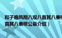 和子瞻凤翔八观八首其八秦穆公墓（关于和子瞻凤翔八观八首其八秦穆公墓介绍）