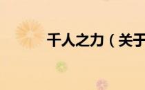 千人之力（关于千人之力简介）