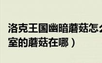 洛克王国幽暗蘑菇怎么抓（洛克王国微光实验室的蘑菇在哪）