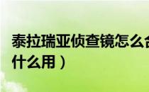 泰拉瑞亚侦查镜怎么合成（泰拉瑞亚侦查镜有什么用）