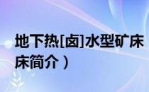 地下热[卤]水型矿床（关于地下热[卤]水型矿床简介）