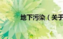 地下污染（关于地下污染简介）