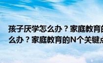 孩子厌学怎么办？家庭教育的N个关键点（关于孩子厌学怎么办？家庭教育的N个关键点介绍）