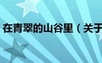 在青翠的山谷里（关于在青翠的山谷里简介）