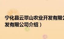 宁化县云翠山农业开发有限公司（关于宁化县云翠山农业开发有限公司介绍）